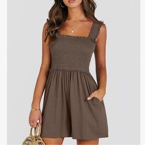 Brown Women’s One Piece Romper